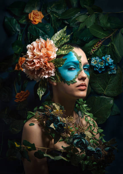 istock Woman floral portrait 1796738904