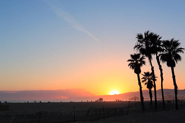 istock Santa Monica; Pier Sunset 179674662
