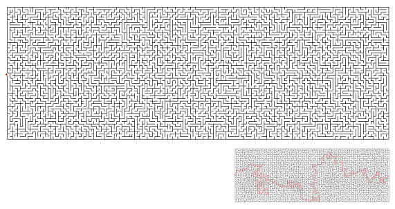 A challenging maze game with a solution.