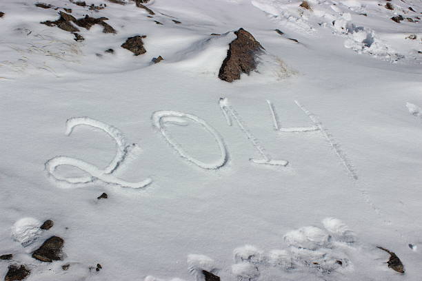 2014 written at snow - large numbers