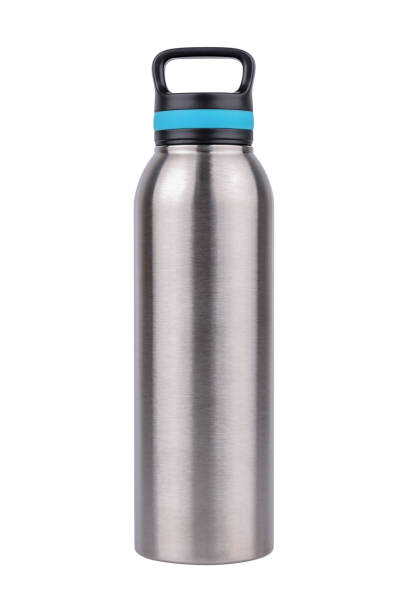 istock Stainless steel water bottle isolated on white background. 1796765311