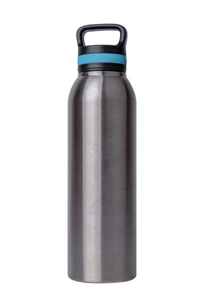 istock Stainless steel water bottle isolated on white background. 1796765312