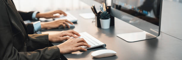 istock Professional business people working on computer in office. Prodigy 1796779749