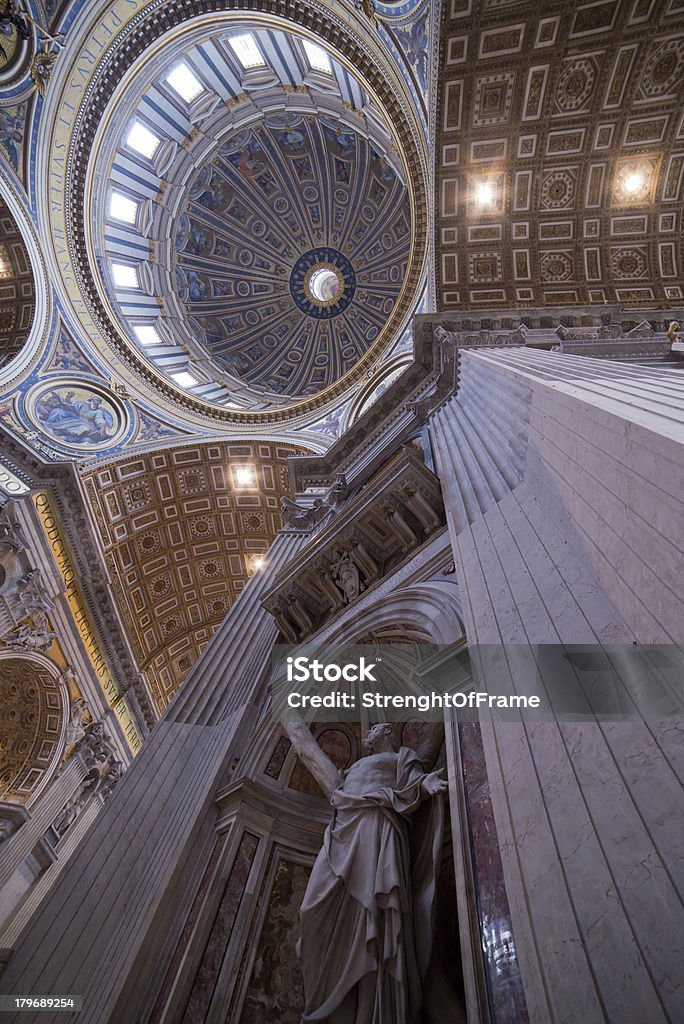 S. Pietro Базилика потолок - Стоковые фото Архитектура роялти-фри