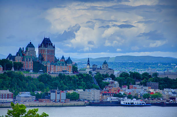 istock HDR, Quebec City Castle, Chateau Frontenac Hotel, Canada 179695580