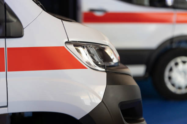 istock White emergency vehicle - rescue transportation 1796956012