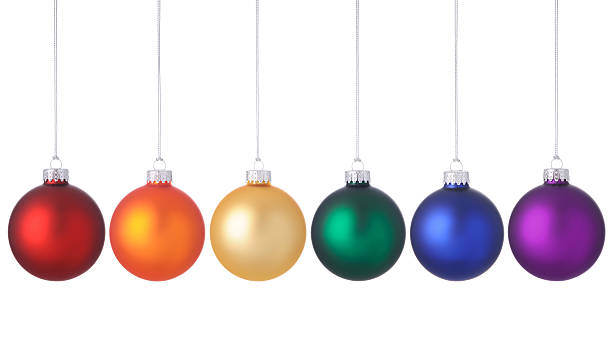 istock Rainbow Of Ornaments 179696006