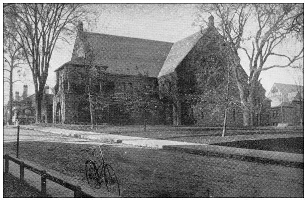 istock Antique image of Hampden County, Massachusetts: Springfield, Christ Church 1796984960