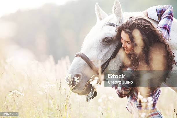 Cavalo - Fotografias de stock e mais imagens de Cavalo - Família do Cavalo - Cavalo - Família do Cavalo, Pessoas, Uma Pessoa