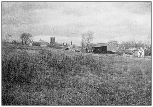 istock Antique image of Hampden County, Massachusetts: Springfield, Watershops 1796999740
