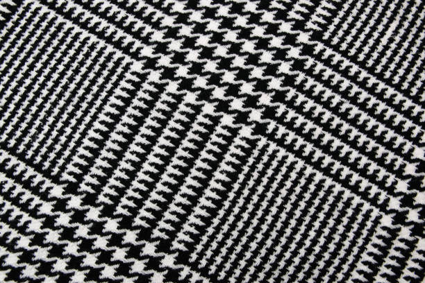 istock Black and white cage fabric or cloth textile. 1797014370