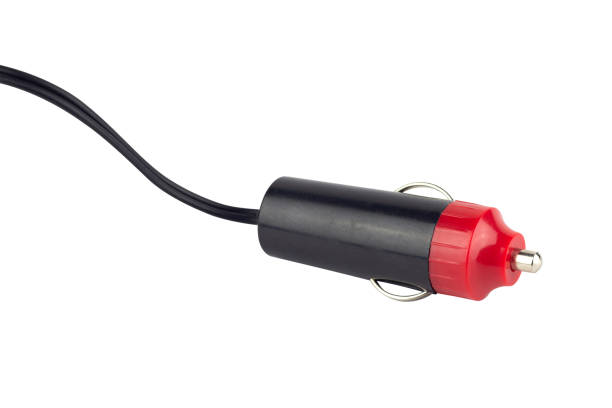 istock Car charger plug, connect to cigarette lighter isolated from background 1797028512