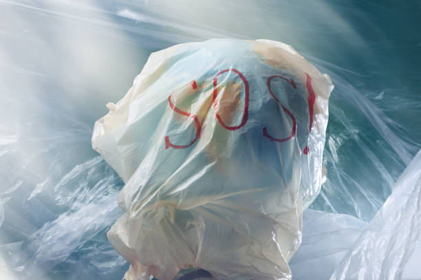istock Globe in a cellophane bag with the inscription 