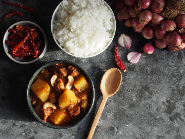 istock Beef massaman curry, authentic Thai and Indian food. 1797079361