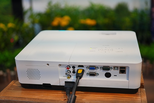 São Paulo, Brazil - 03, 2022:  White controller of new video game console Xbox Series S. On white background.