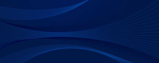 istock Dynamic blue and purple particle wave on dark blue abstract background. Abstract sound visualization. Digital structure of the wave flow of luminous particles. 1797102590