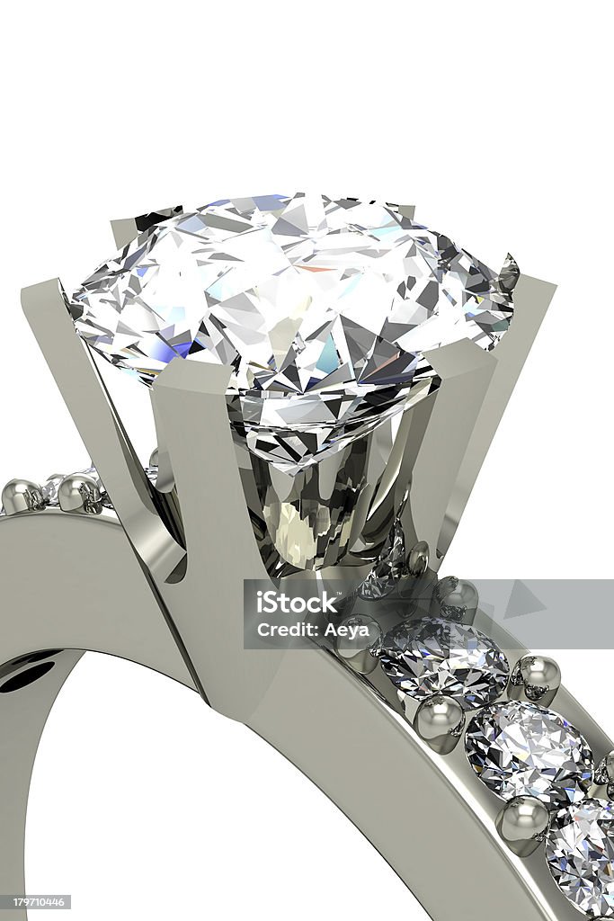 Die Schönheit Ehering - Lizenzfrei Diamant Stock-Foto