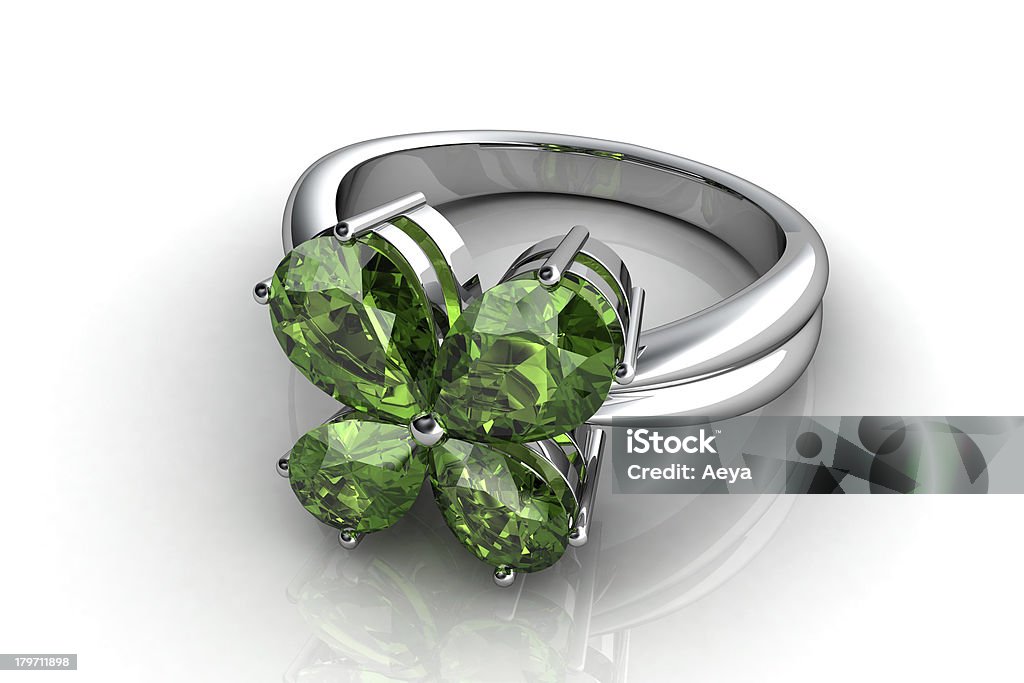 A beleza o anel de casamento - Foto de stock de Acessório royalty-free