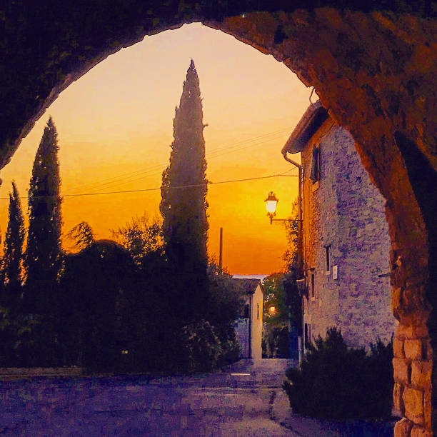 My beautiful sunset in Tuscany