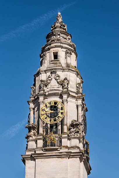 istock Clock Tower on Cardiff City Hall 179713097
