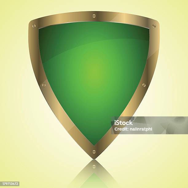 Triumph Green Shield Symbole Icône Vecteurs libres de droits et plus d'images vectorielles de Armoiries - Armoiries, Badge, Bouclier