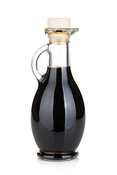 ocet butelki - balsamic vinegar vinegar bottle container zdjęcia i obrazy z banku zdjęć