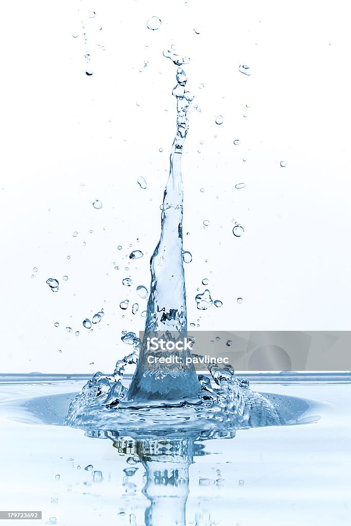Wasser Spritzen - Lizenzfrei Blau Stock-Foto