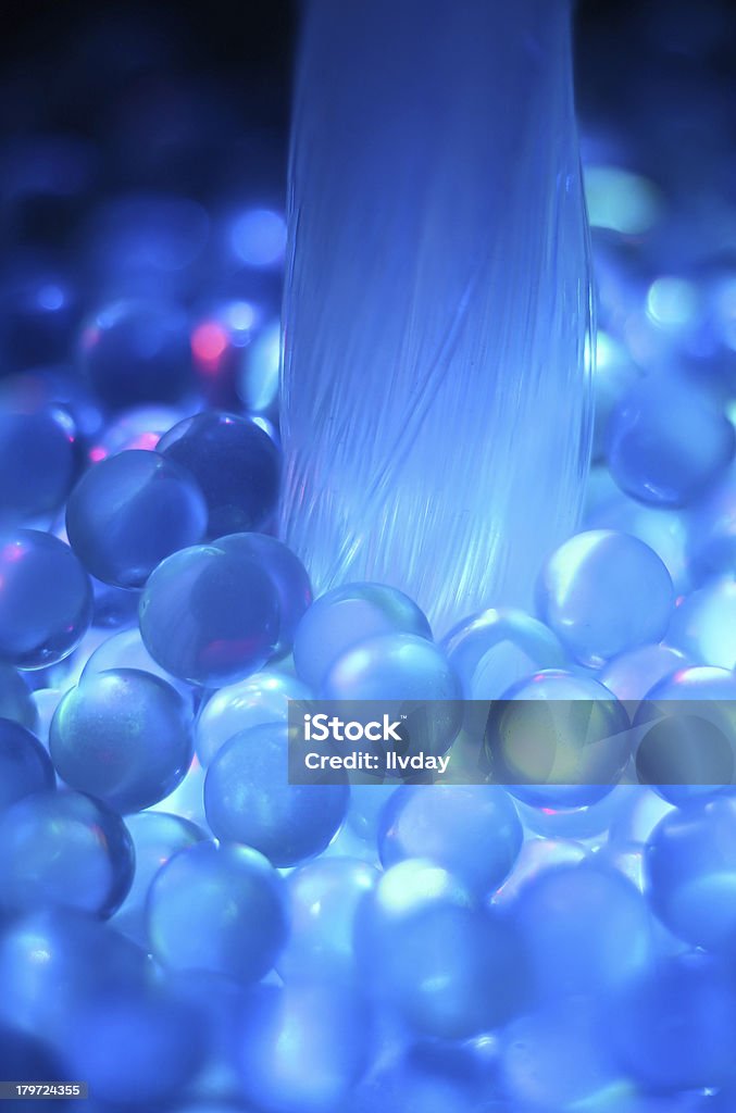 Colorido de fibra óptica. - Royalty-free Azul Foto de stock