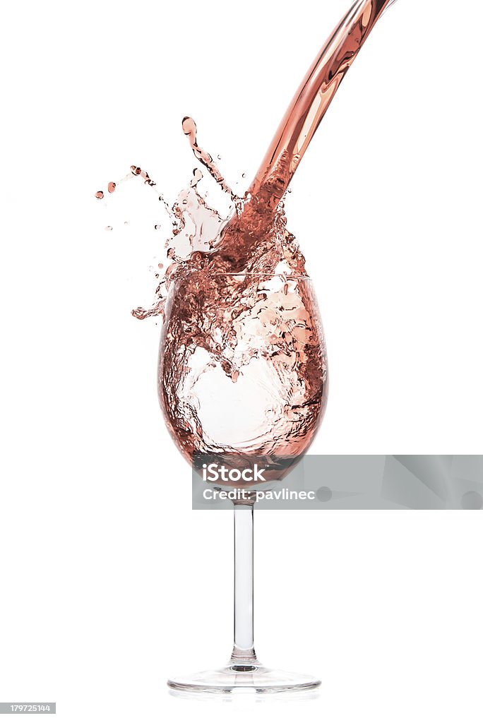 Vino rosato - Foto stock royalty-free di Alchol