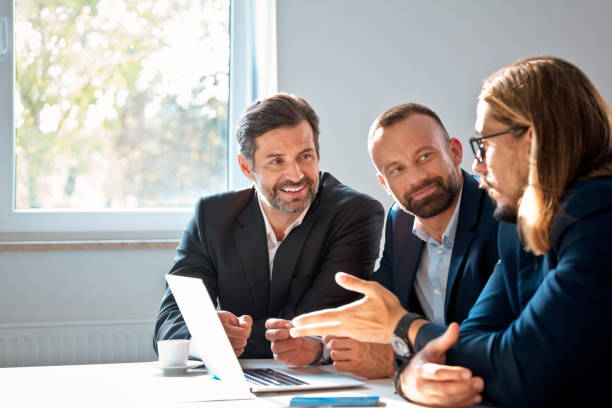 istock Business team discussing strategy in an office 1797252752