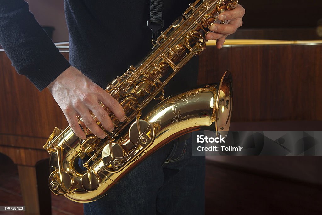 Sax - Royalty-free Instrumento Musical Foto de stock