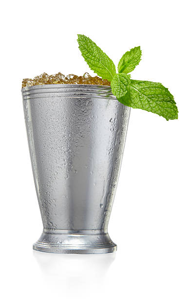 Traditional Mint Julep stock photo