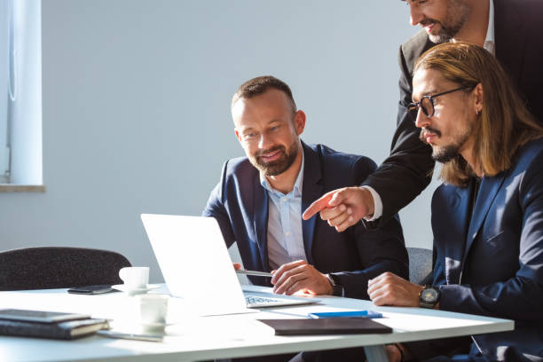 istock Business team discussing strategy in an office 1797257116