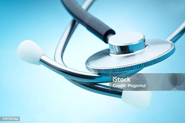 Estetoscópio - Fotografias de stock e mais imagens de Azul - Azul, Clínica médica, Cuidados de Saúde e Medicina