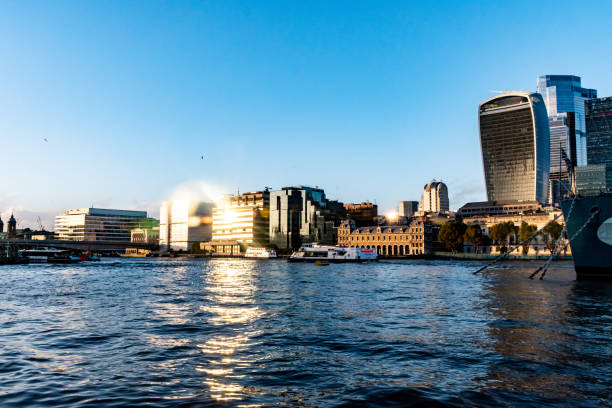 istock The Beautiful Sunset on the River Thames, London, UK 1797306181
