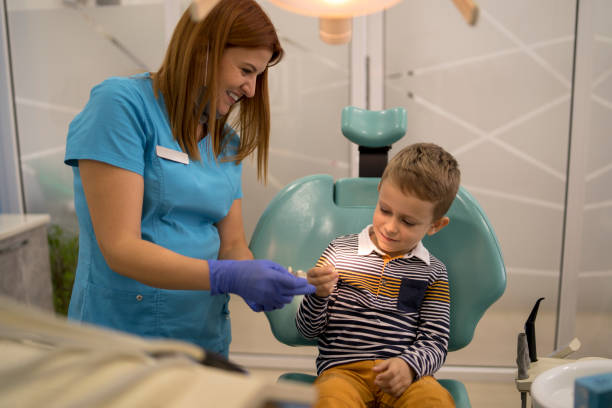 istock Little boy in dentistry 1797341266