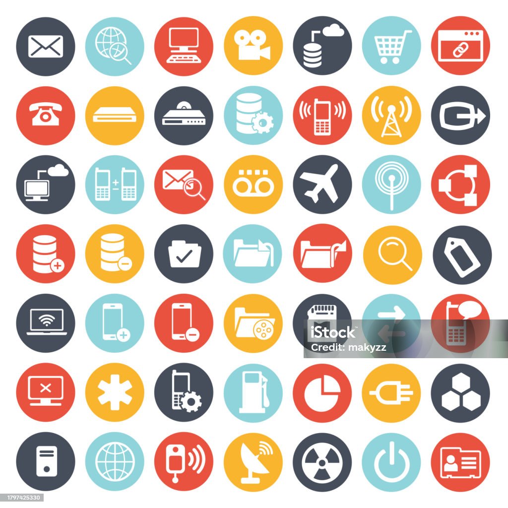 Local Applications Simbol Technology Connection Cloud Computing Website And Mobile Application ...