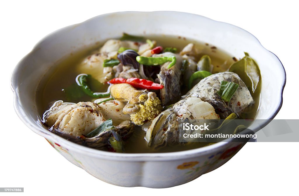 Isolieren Fischrogen Suppe - Lizenzfrei Abnehmen Stock-Foto