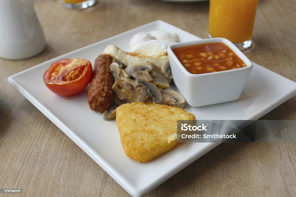 Zubereitetes englisches Frühstück - Lizenzfrei Haschee Stock-Foto