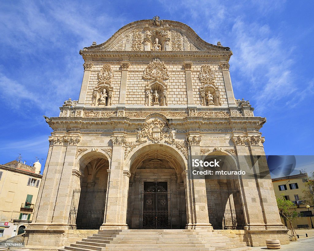 Sassari, Sardinien, Italien: Cathedral of saint Nicholas - Lizenzfrei Sassari Stock-Foto