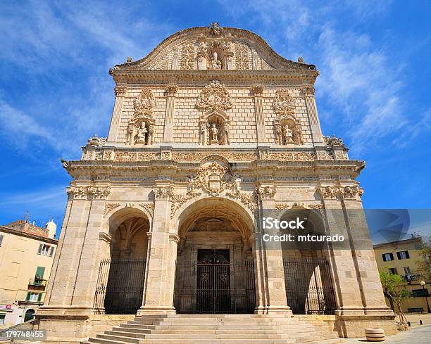 Sassari Sardinien Italien Cathedral Of Saint Nicholas Stockfoto und mehr Bilder von Sassari