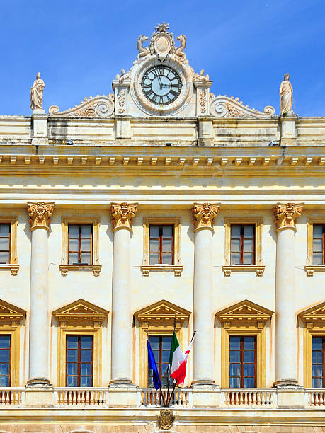 istock Sassari, Sardinia, Italy: Piazza d'Italia, Sciuti Palace 179748457