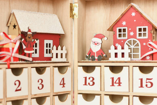 istock The advent calendar with Santa Claus 1797492415