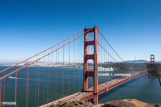 Most Golden Gate - zdjęcia stockowe i więcej obrazów Architektura - Architektura, Czerwony, Czynność