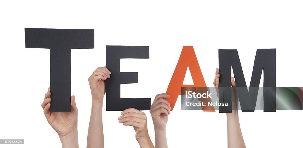 Persone tenendo Team - Foto stock royalty-free di Affari