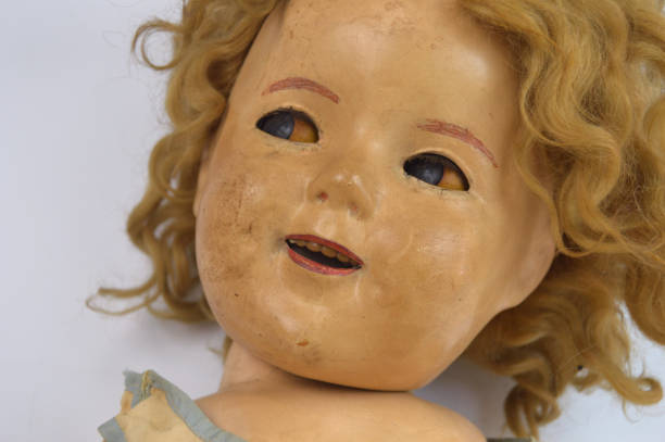 istock Close Up Dirty Doll Face 1797558330