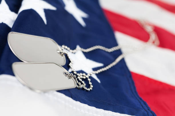 istock US army dog tags on USA national flag 1797570819