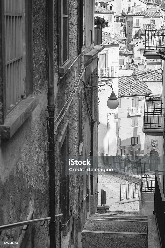 Scale in Scanno, Italia - Foto stock royalty-free di Abruzzo