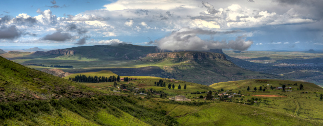 Hilly landscape of the Butha-Buthe region of Lesotho. Lesotho, officially the Kingdom of Lesotho, is a landlocked country and enclave.