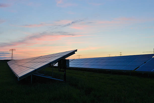 solar energy stock photo